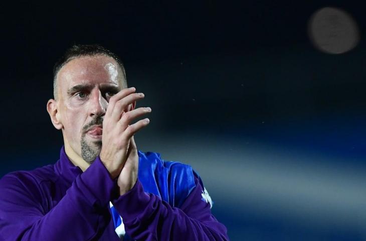 Penyerang Fiorentina, Franck Ribery. [MIGUEL MEDINA / AFP]