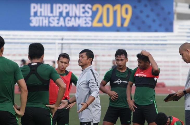 Suasana sesi latihan Timnas Indonesia U-22 di ajang SEA Games 2019. (Dok. PSSI)