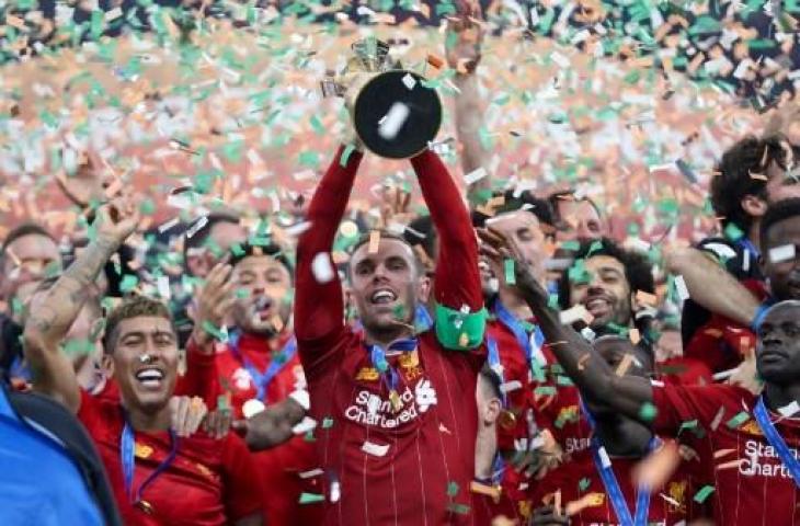 Jordan Henderson sukses bawah Liverpool juara Piala Dunia Antarklub 2019. (KARIM JAAFAR / AFP)