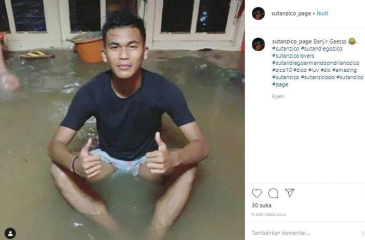 Sutan Zico dikabarkan sedang kebanjiran. (Instagram/@sutanzico_page).