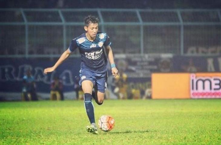 Syaiful Indra Cahya saat memperkuat Arema FC di Liga 1 2018. (Instagram/syaiful_indra_cahya)