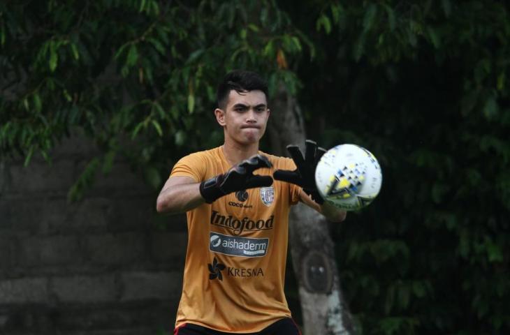 Nadeo Argawinata saat mengikuti sesi latihan Bali United. (Dok. Bali United)