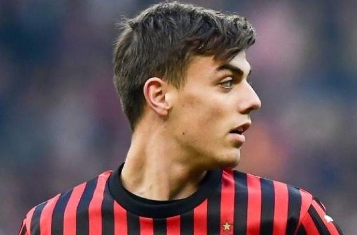 Gelandang serang AC Milan, Daniel Maldini. [Miguel MEDINA / AFP]