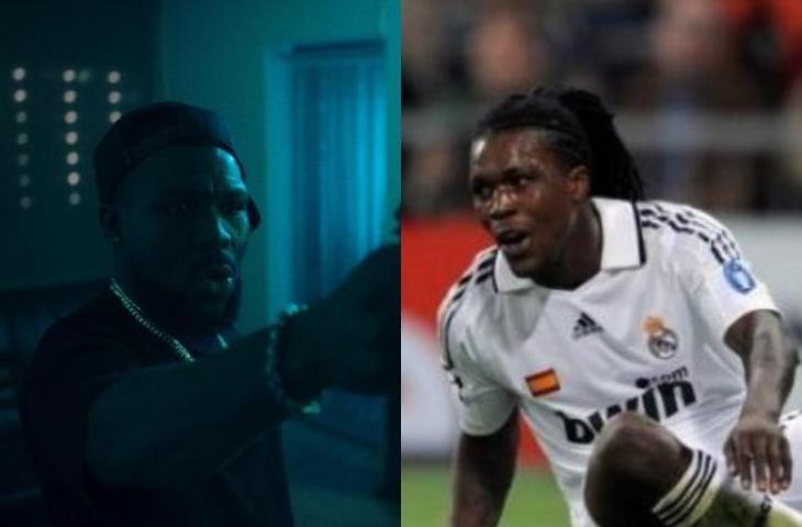 Eks Real Madrid, Royston Drenthe, kini menjadi seorang aktor film. (Suara.com, Instagram/@roya2face)