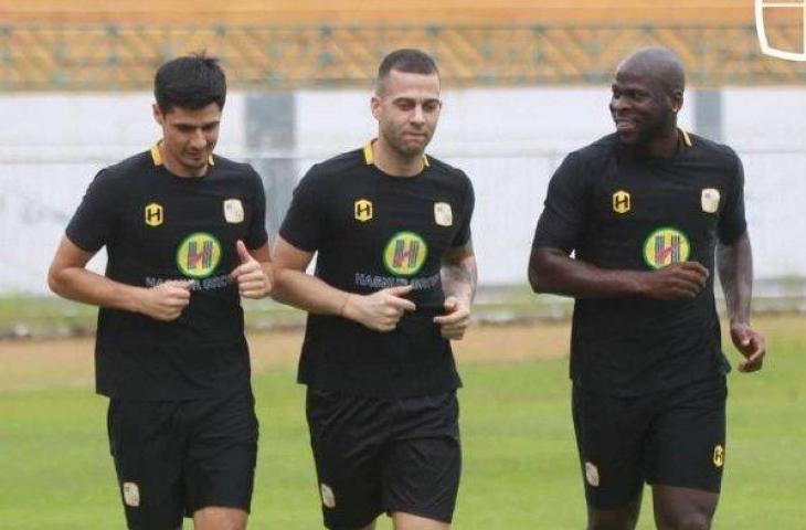 Striker Barito Putera, Aleksandar Rakic (tengah). (Dok. Barito Putera).