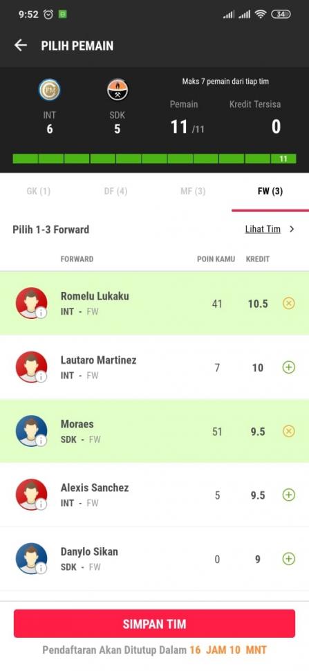 MPL Fantasy Sepak Bola