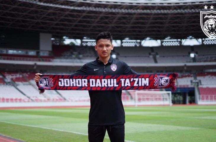 Syahrian Abimanyu resmi bergabung JDT. (Instagram/@officialjohor).