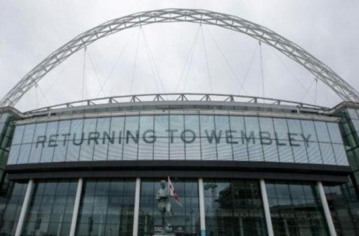 Stadion Wembley Inggris. ANTARA/AFP/Daniel LEAL-OLIVAS