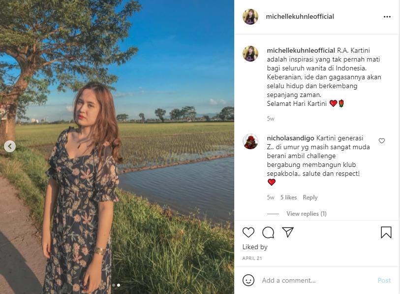 Michelle Kuhnle dipecat sepihak Persis Solo. (Instagram/michellekuhnleofficial)