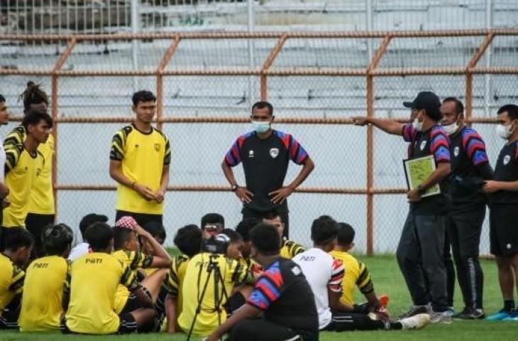 Pemain PSG Pati saat menggelar latihan. [Dok PSG Pati]