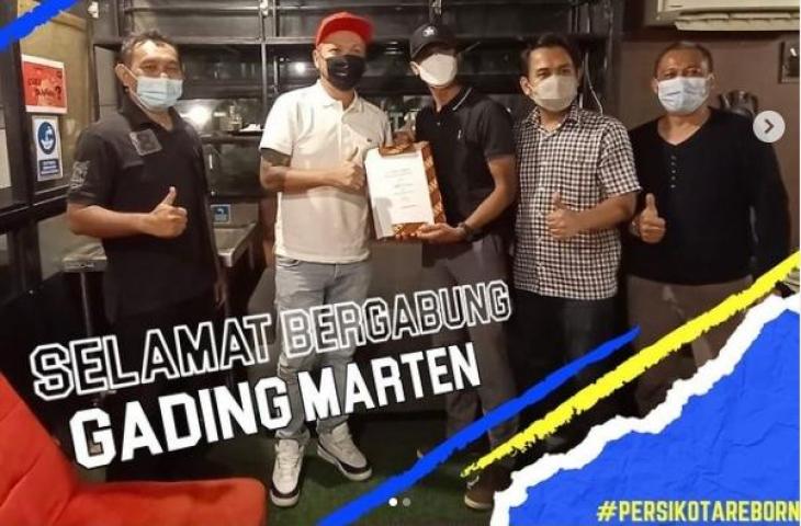 Gading Marten akuisisi Persikota Tangerang. (Instagram/persikotafc1994)