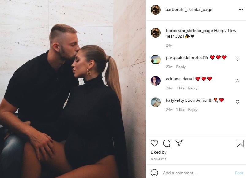 Kekasih Milan Skriniar, Barbora Hroncekova. (Instagram/barborahr_skriniar_page)