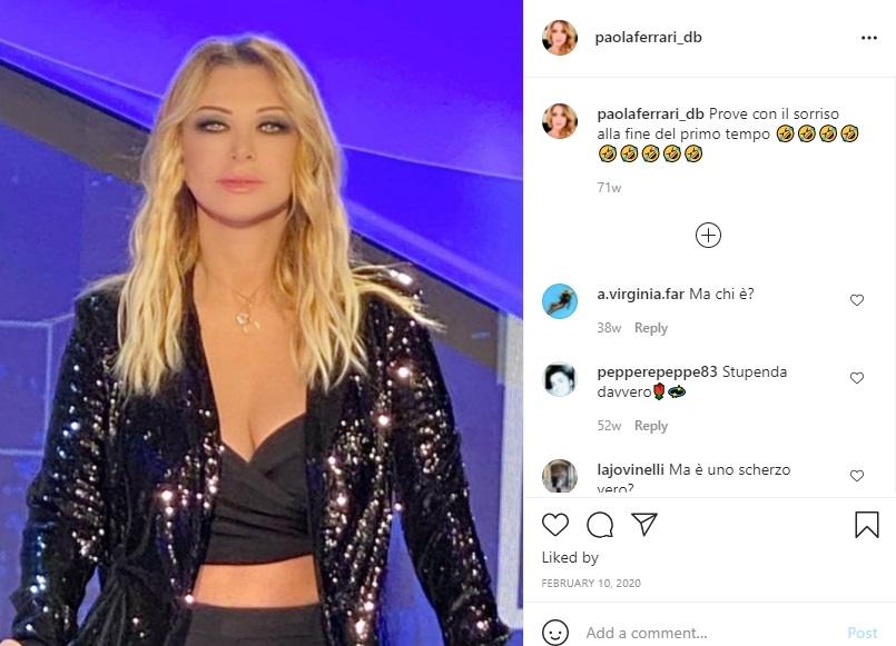 Presenter Euro 2020 yang viral, Paola Ferrari. (Instagram/paolaferrari_db)