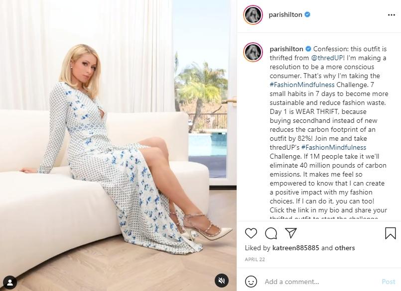 Potret cantiknya Paris Hilton. (Instagram/parishilton)