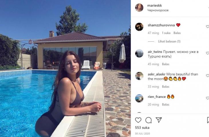 Maria Shumilina disebut penyusup Euro 2020. (Instagram)