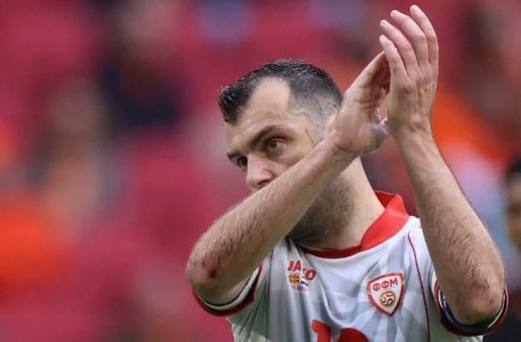 Legenda Makedonia Utara, Goran Pandev. (Kenzo TribouIllard/AFP)