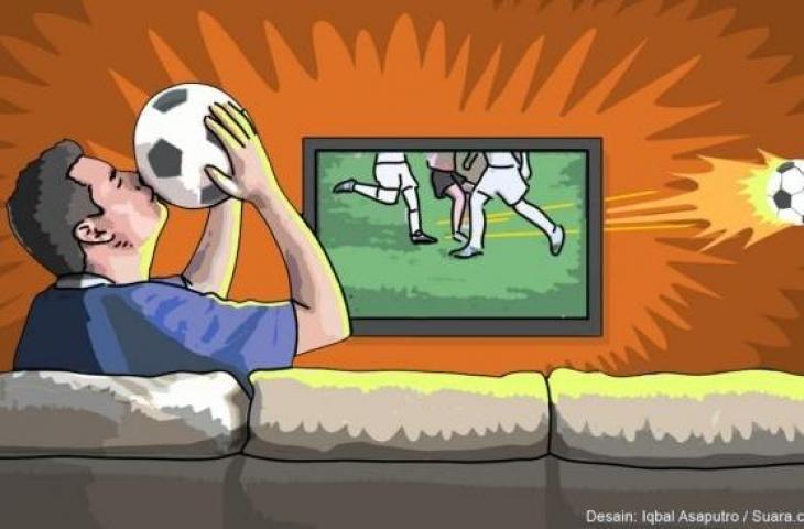 Ilustrasi sepak bola. (Suara.com)