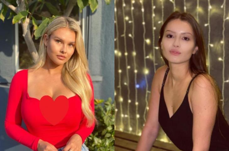 Penyusup seksi, Maria Shumilina dan Kinsey Wolanski. (Kolase Instagram)