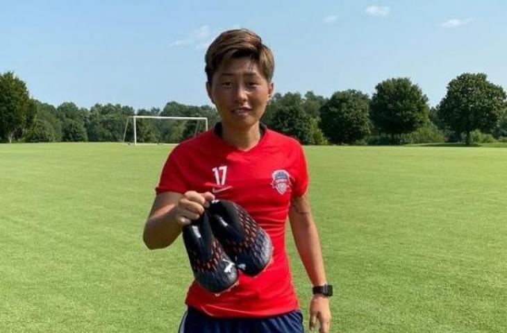 Kumi Yokoyoma, pesepak bola transgender asal Jepang. (Instagram/yoko10_official)