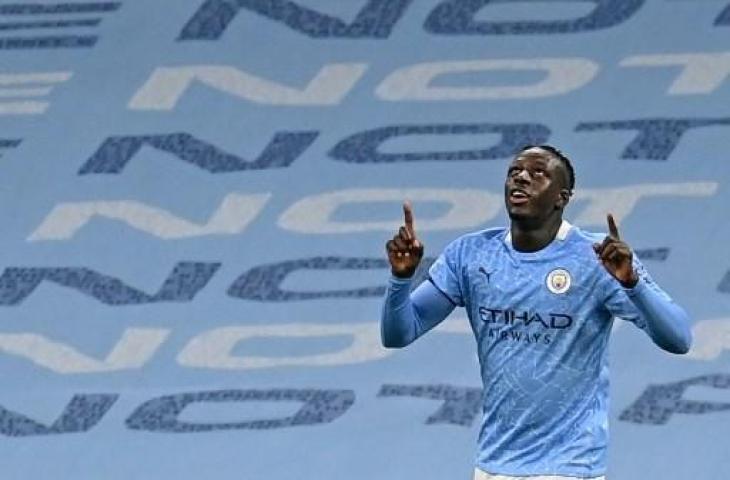 Bek Manchester City, Benjamin Mendy. (MICHAEL REGAN / POOL / AFP)