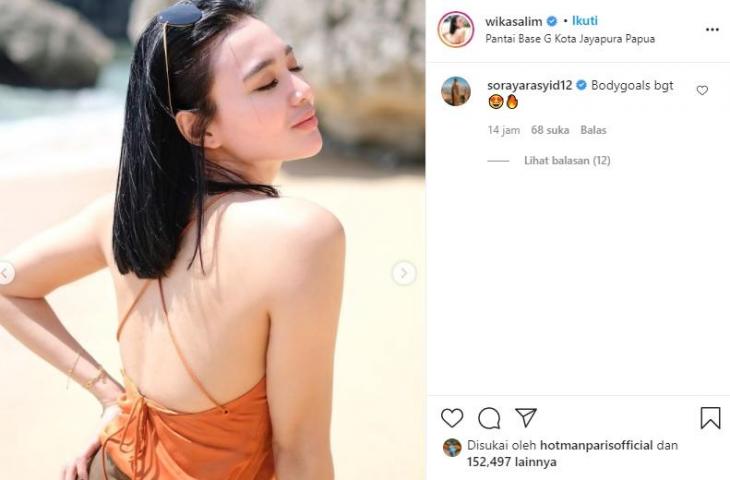 Foto Wika Salim dikomentari Soraya Rasyid. (Instagram/@wikasalim)