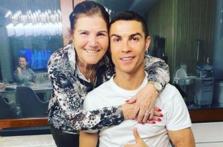 Maria Dolores Aveiro dan Cristiano Ronaldo. (Instagram/@doloresaveiroofficial)