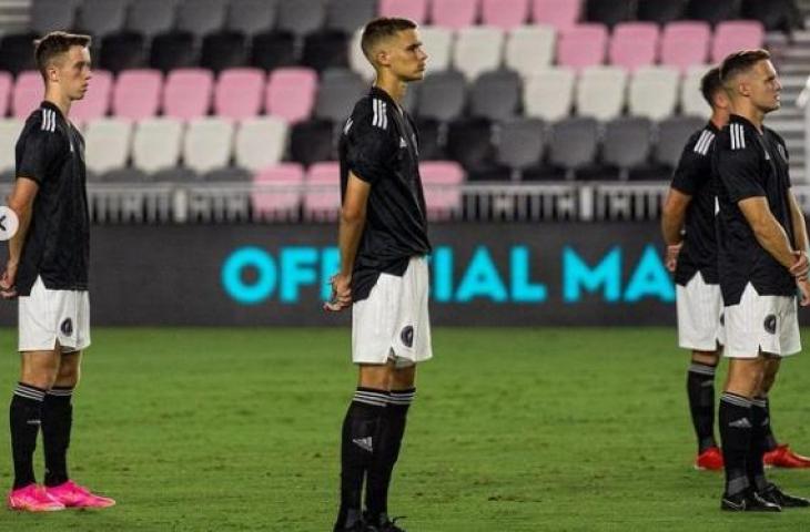 Romeo Beckham debut bersama Inter Miami. (Instagram/@romeobeckham)