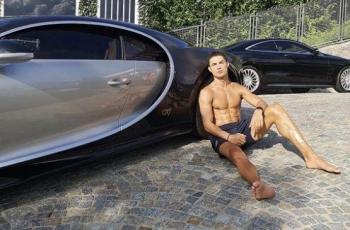 Potret Mobil Bugatti Veyron Milik Cristiano Ronaldo yang Ringsek Akibat Kecelakaan