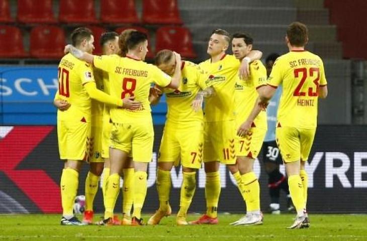 Potret pemain FC Freiburg. (THILO SCHMUELGEN / POOL / AFP)