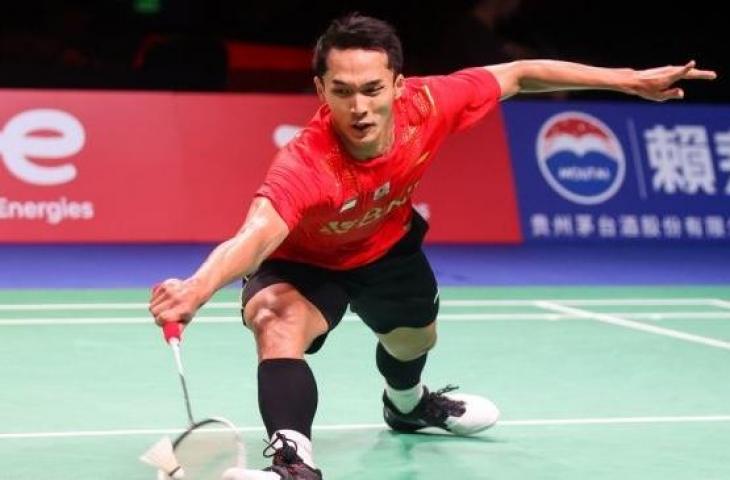 Tunggal putra Indonesia Jonatan Christie. [BWF/Badminton Photo/Raphael Sachetat]