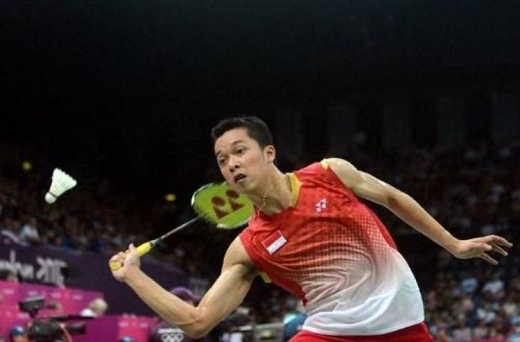 Taufik Hidaya saat tampil di Olimpiade London 2012. (ADEK BERRY / AFP)