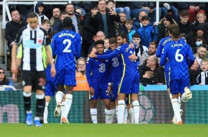 Chelsea mengalahkan Newcastle United 3-0. (LINDSEY PARNABY / AFP)