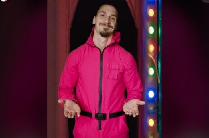 Zlatan Ibrahimovic beraksi bareng Khaby Lame. (TikTok)