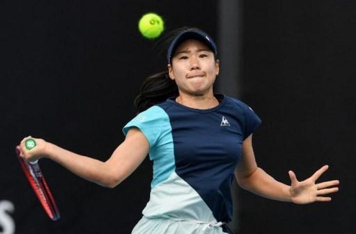 Petenis wanita China, Peng Shuai. (GREG WOOD / AFP)