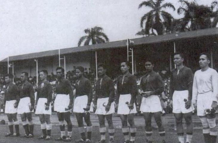 Pemain Timnas Indonesia era 1950-an. (Dok Historia)