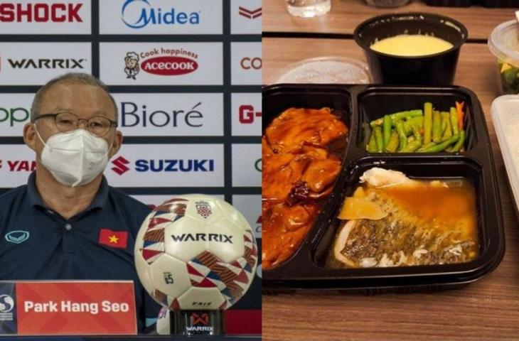 Pelatih Timnas Vietnam, Park Hang-seo, mengkritik panitia Piala AFF 2020 karena tidak menyediakan daging babi dalam menu makanan. (Dok. Vocketfc)