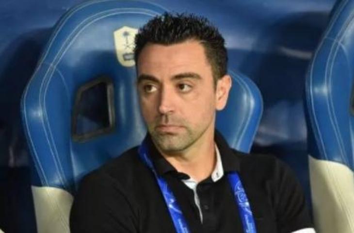 Mantan juru Al Sadd's yang kini jadi pelatih Barcelona, Xavi Hernandez. (ANTARA/AFP/Fayez Nureldine)