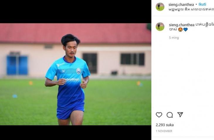 Pemain Kamboja 2020, Sieng Chanthea. (Instagram/@sieng_chanthea)