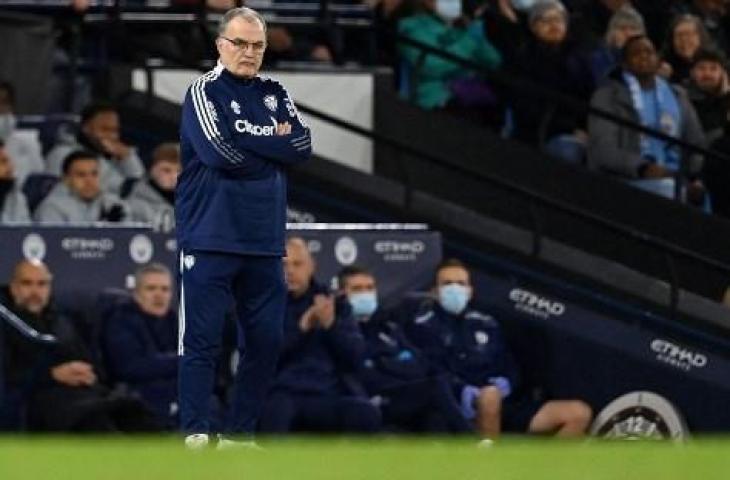 Pelatih Leeds United, Marcelo Bielsa. (PAUL ELLIS / AFP)