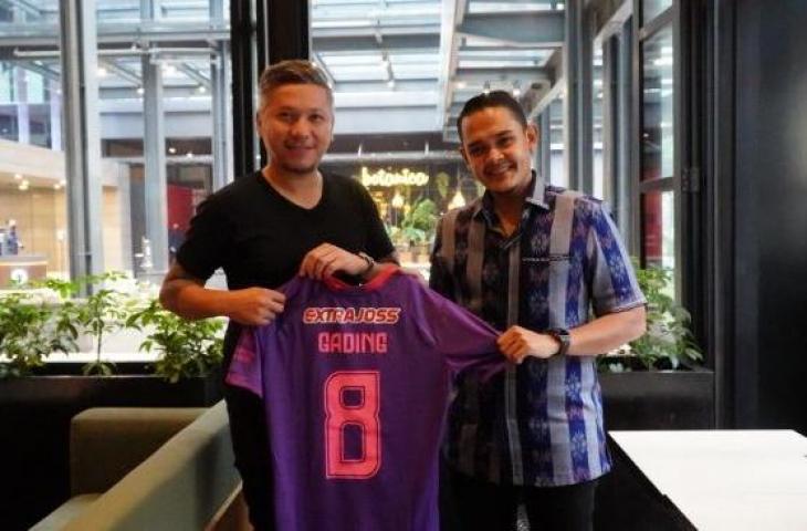 Gading Marten resmi bergabung Persik Kediri. (SuaraJatim)