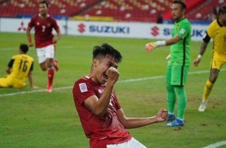 Timnas Indonesia mengalahkan Malaysia 4-1 pada laga Piala AFF 2020 di National Stadium, Singapura, Minggu (19/12/2021) malam WIB. [Twitter resmi Piala AFF]