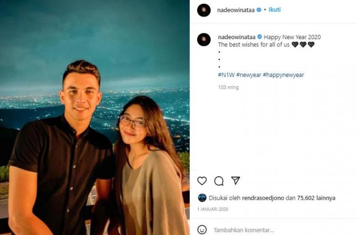 Destiara Sari, WAGs Timnas Indonesia Nadeo Argawinata. (Instagram)