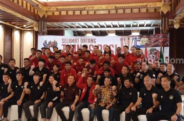 Skuad Timnas Indonesia di Piala AFF 2020 dilepas PSSI untuk dipulamgkan ke tim masing-masing. (Suara.com/Adie Prasetyo Nugraha)