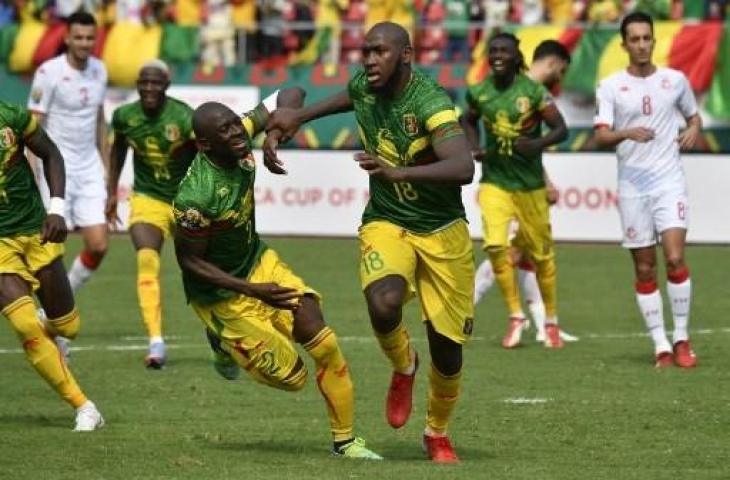 Potret pertandingan Mali vs Tunisia di Piala Afrika 2021. (ISSOUF SANOGO / AFP)