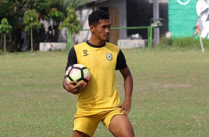 Arie Sandy ketika memperkuat PSS Sleman. (Dok. PSS)