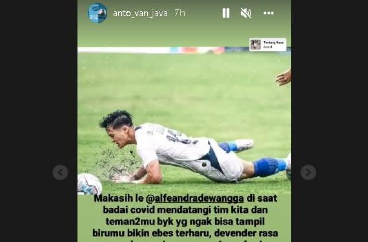 Bos PSIS Semarang sanjung penampilan Alfeandra Dewangga. (Instagram/@anto_van_java)