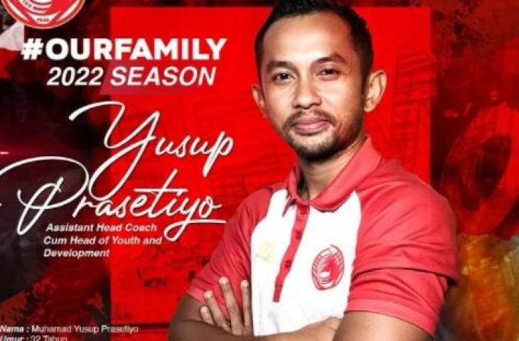 Yusup Prasetiyo, asisten pelatih Kelantan FC. (Instagram/@trwkelantanfc)