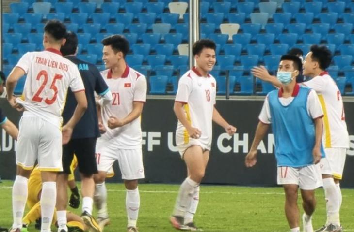 Timnas Vietnam U-23 lolos ke final Piala AFF U-23 2022. (Twitter/AFFPresse)