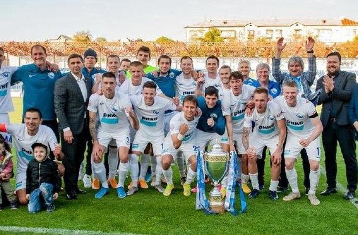 Potret pemain Crimea TSK Simferopol, salah satu klub di Liga Crimea. (Twitter/@ienzoduarte)