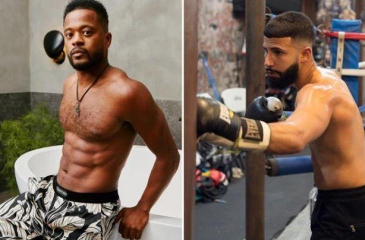 Patrice Evra direncakan berduel di atas ring tinju melawan seorang YouTuber Amerika Serikat bernama Adam Saleh. (The Sun)